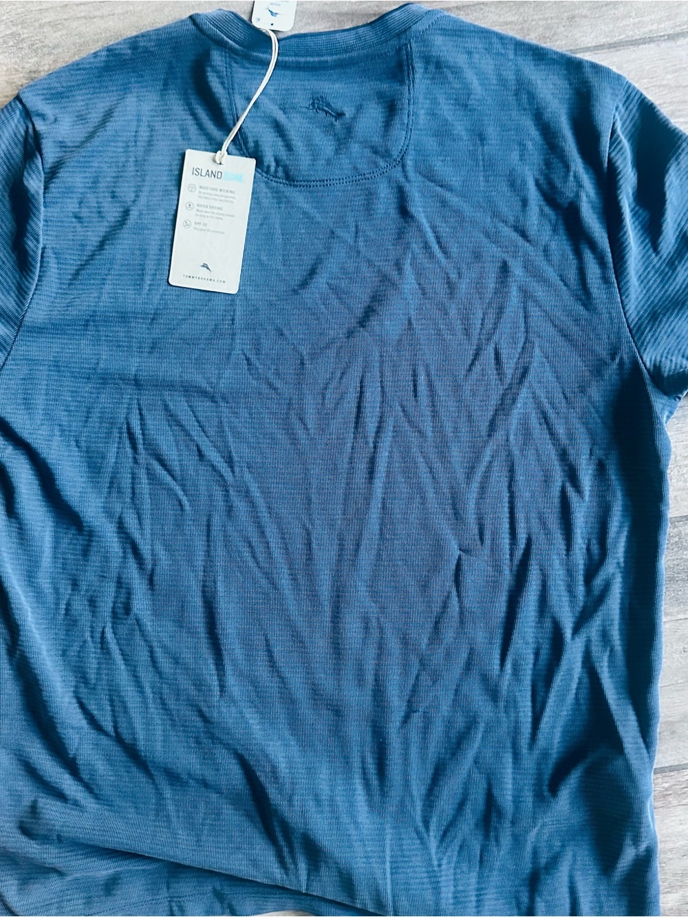 Tommy Bahama Men’s Navy Blue Long-Sleeve Tee